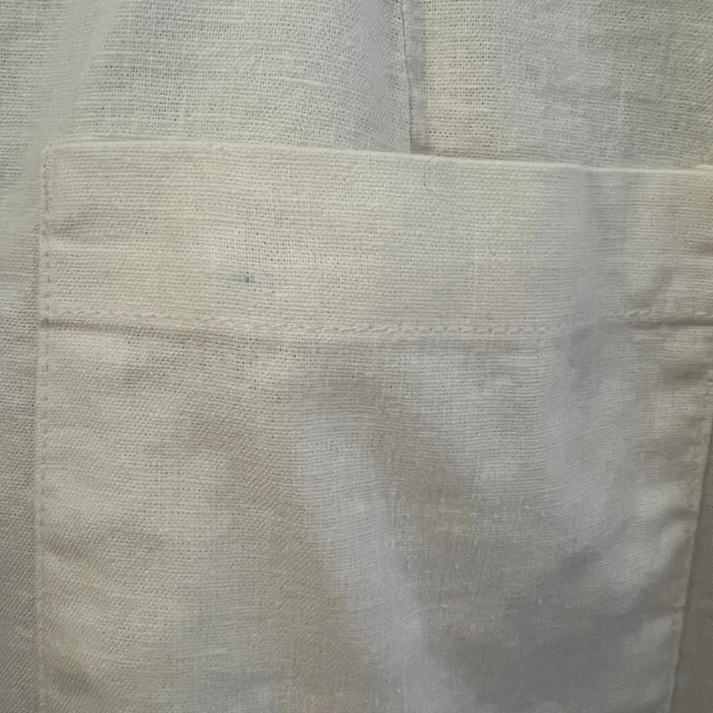 ONIA Traveler Straight Leg Linen Blend Shorts Size 34 New